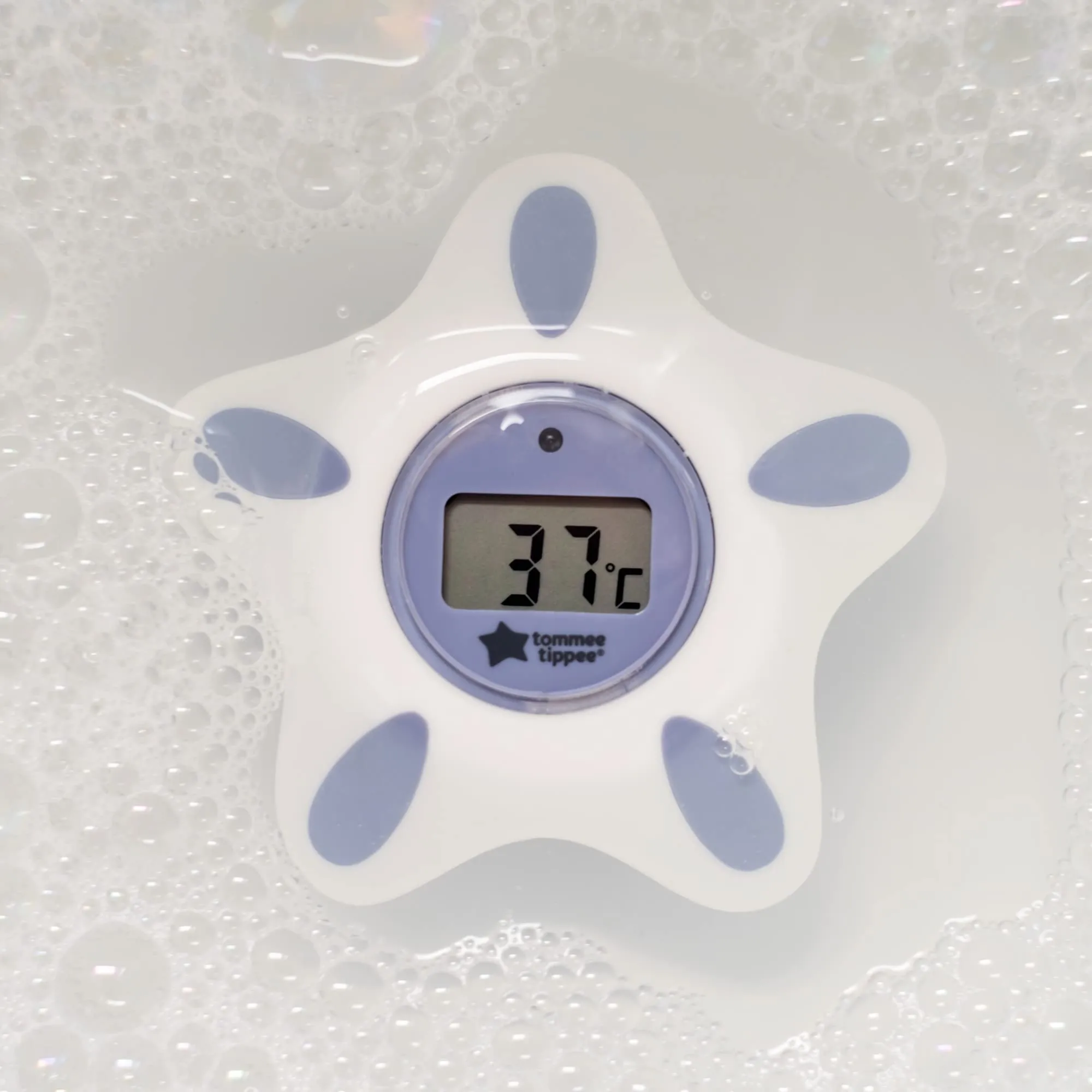 Tommee Tippee InBath Digital Thermometer for Baby Bath and Room, Waterproof and Floats in Water, Easy to Read LCD Display