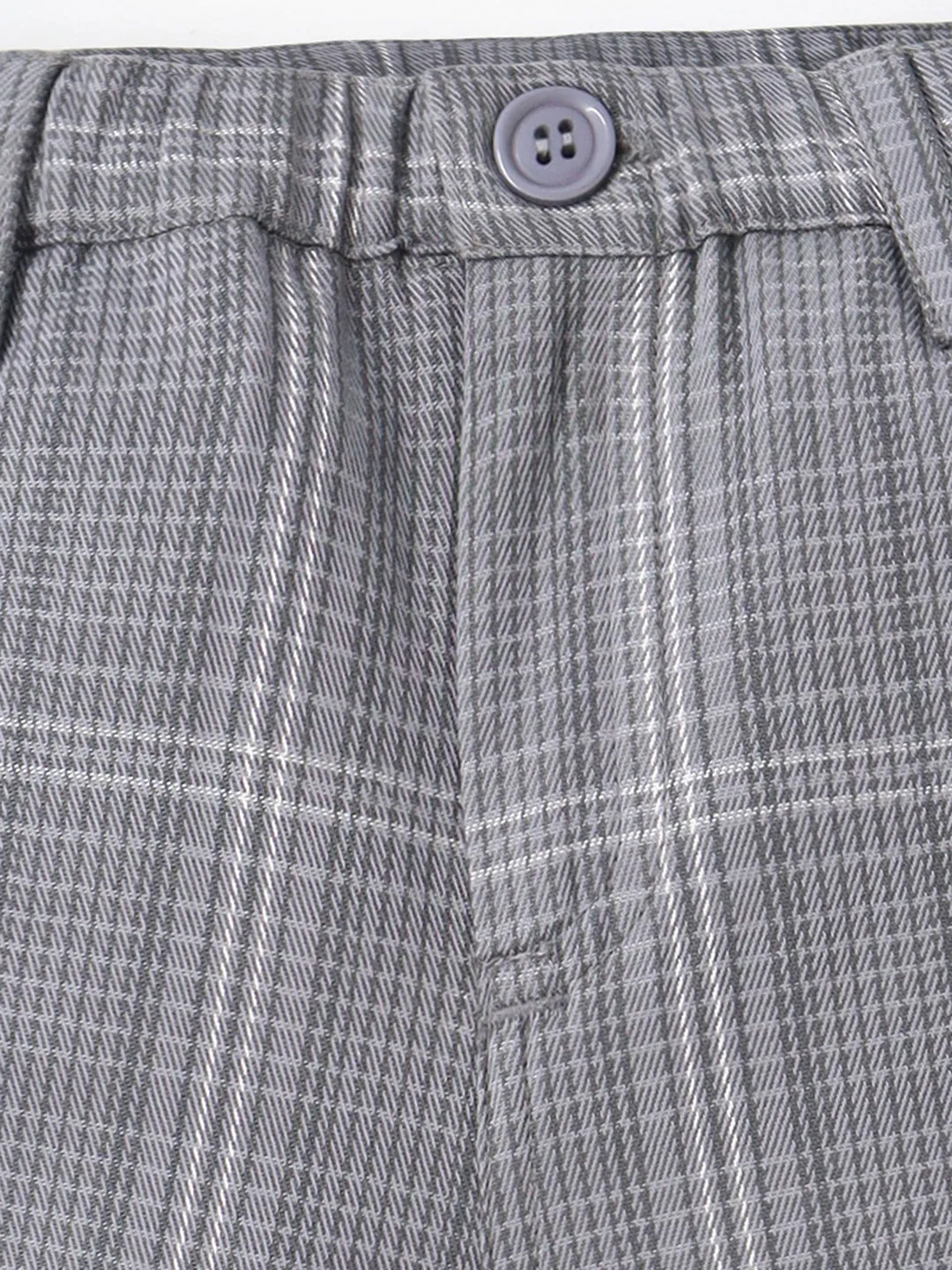 Trendy Kids Grey Check Shorts
