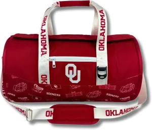 Varsity Cooler University of Oklhaoma Licensed Travel Duffle & Cooler  30 Can Leakproof Insulated backpack, Waterproof Soft Cooler, Golf, Carry-On Luggage, Gym & Outdoor  Durable Nylon Sports Bag