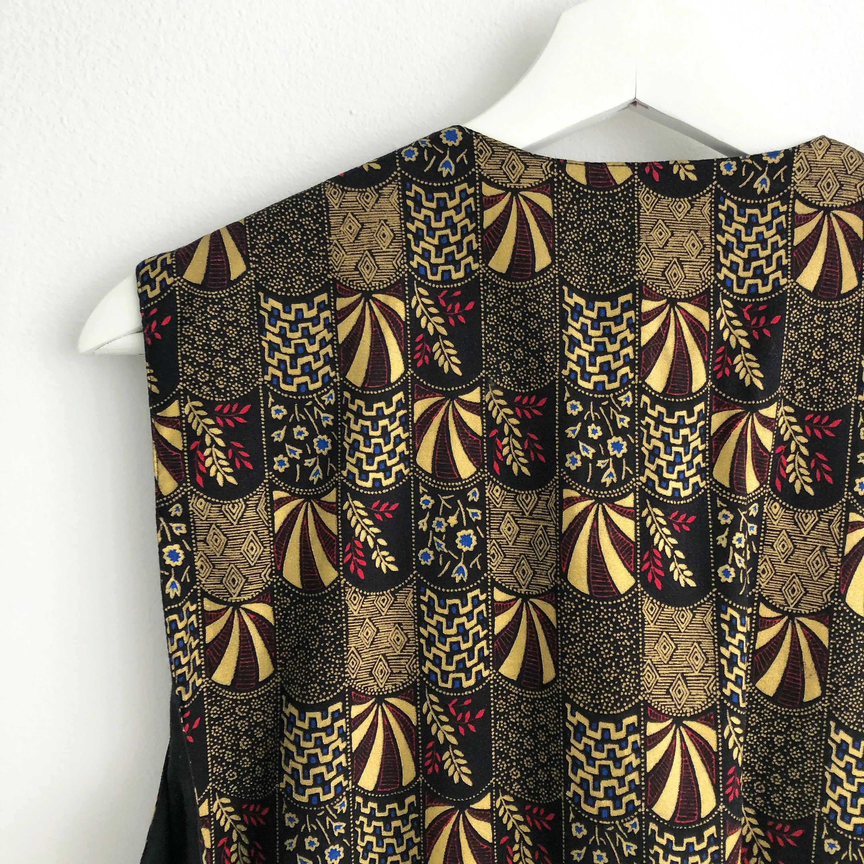 Vintage Beaded Patterned Vest
