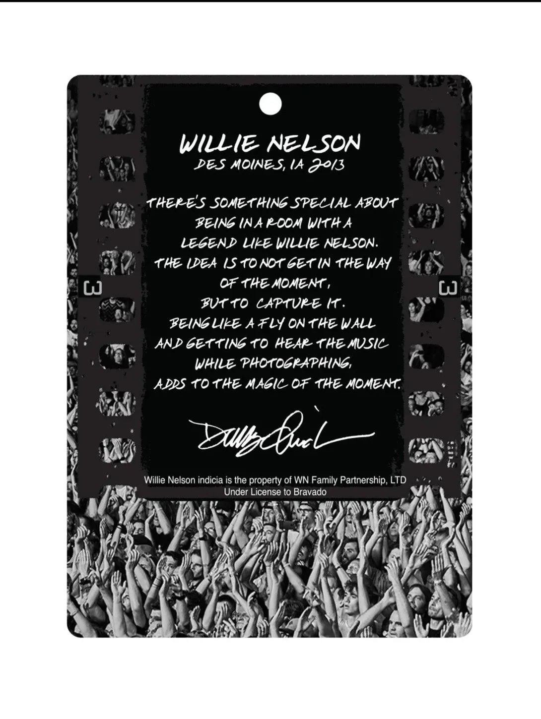 Willie Nelson Long Sleeve Top - Indigo
