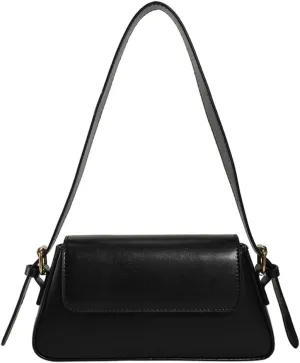 Women Trendy Tote Handbag Underarm Bag PU Leather Satchel Bag Crossbody Bag Party Clutch Purse, Pink
