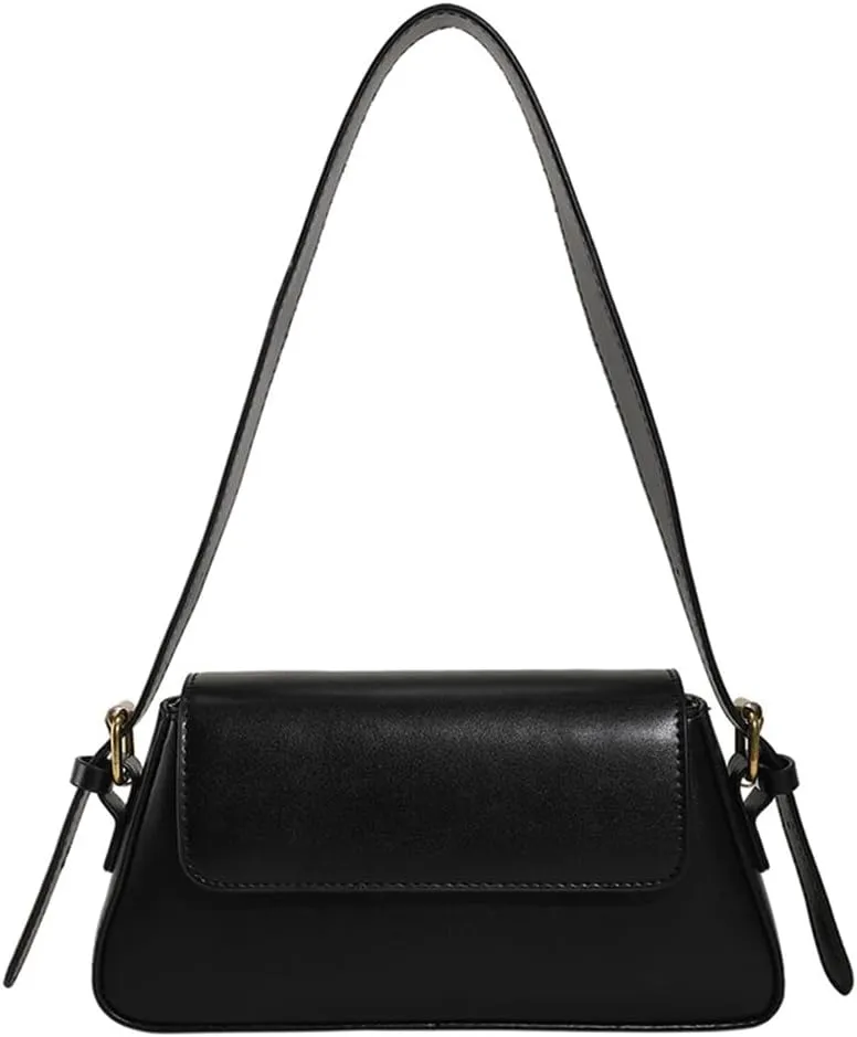 Women Trendy Tote Handbag Underarm Bag PU Leather Satchel Bag Crossbody Bag Party Clutch Purse, Pink